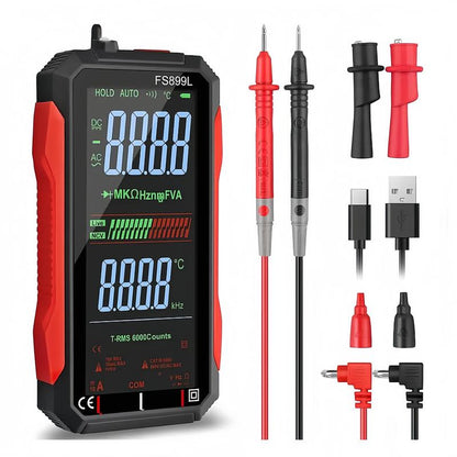 True RMS 6000-Count Digital Multimeter – Auto-Ranging Voltmeter for Home, Auto & Industrial Use