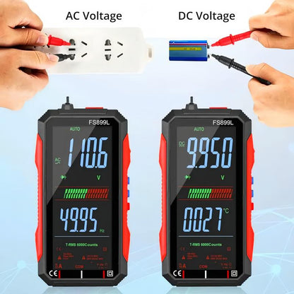 True RMS 6000-Count Digital Multimeter – Auto-Ranging Voltmeter for Home, Auto & Industrial Use