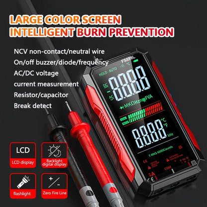True RMS 6000-Count Digital Multimeter – Auto-Ranging Voltmeter for Home, Auto & Industrial Use