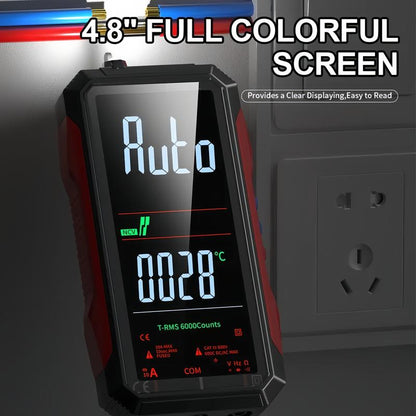 True RMS 6000-Count Digital Multimeter – Auto-Ranging Voltmeter for Home, Auto & Industrial Use