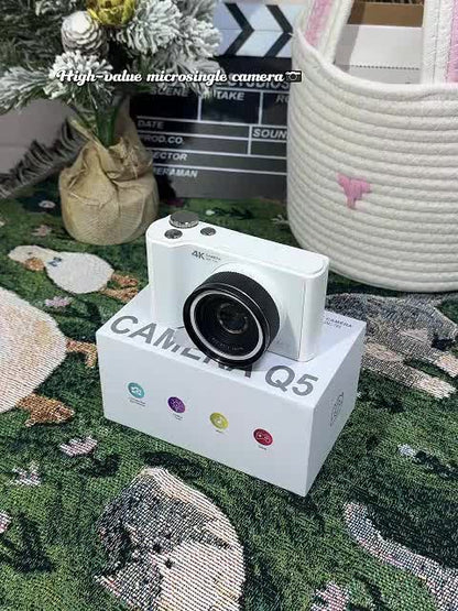 Foldable Vlogging Camera – Portable Digital Camera with 32GB SD Card, Self-Timer and Wrist Strap for Everyday Creativity