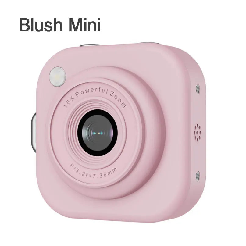Y2K Mini Pocket Camera – 1080P Portable Vlogging Camera with 32GB SD Card and Key Clip for Teens & Travel