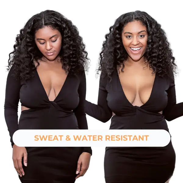 SNOWY Sticky Bra Inserts for Instant Lift & Volume, Washable & Reusable Adhesive Breast Pads, Invisible Outfit Enhancer