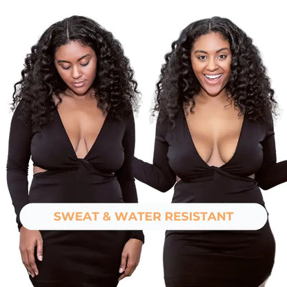 SNOWY Sticky Bra Inserts for Instant Lift & Volume, Washable & Reusable Adhesive Breast Pads, Invisible Outfit Enhancer