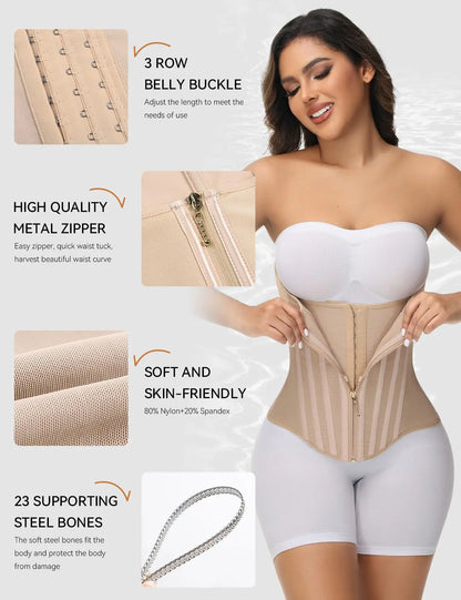 SHAPSHE Women’s Waist Shapewear Corset, Tummy Control Belly Band for Workout, Gym & Sports
