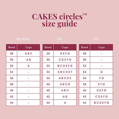 CAKES Medical-Grade Silicone Nip Nook Covers, Reusable & Adhesive-Free Sticky Circles, Seamless Invisible Bra Inserts for Women