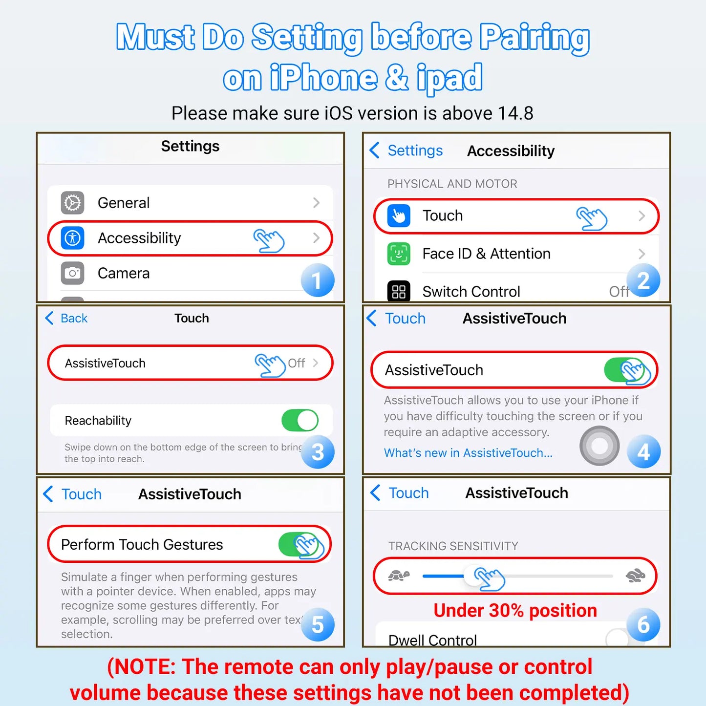Bluetooth TikTok Scrolling Ring – Wireless Page Turner, Camera Shutter Remote for iPhone, Android, Kindle App & Video Recording